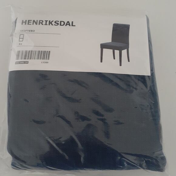 IKEA Henriksdal  Skiftebo Blue Chair Cover NEW in Package - Picture 1 of 3